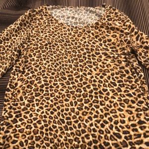 Jones New York Sport Leopard Top